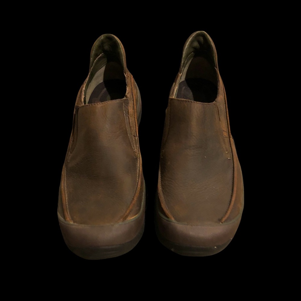 Morrell Koalin Cocoa slip on leather shoe